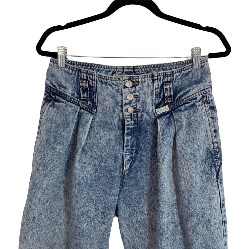 Vintage Jordache 14 Acid Wash Jeans High Rise‎ Button Fly Loose Mom Jeans Baggy